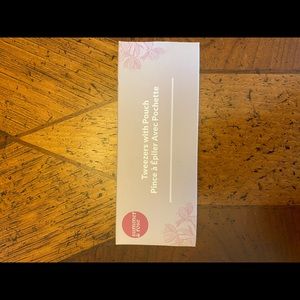 COPY - Brand New in box floral tweezers with pouch